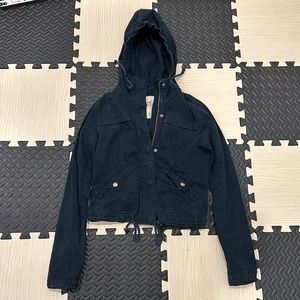 Hollister Navy Jacket Size XS